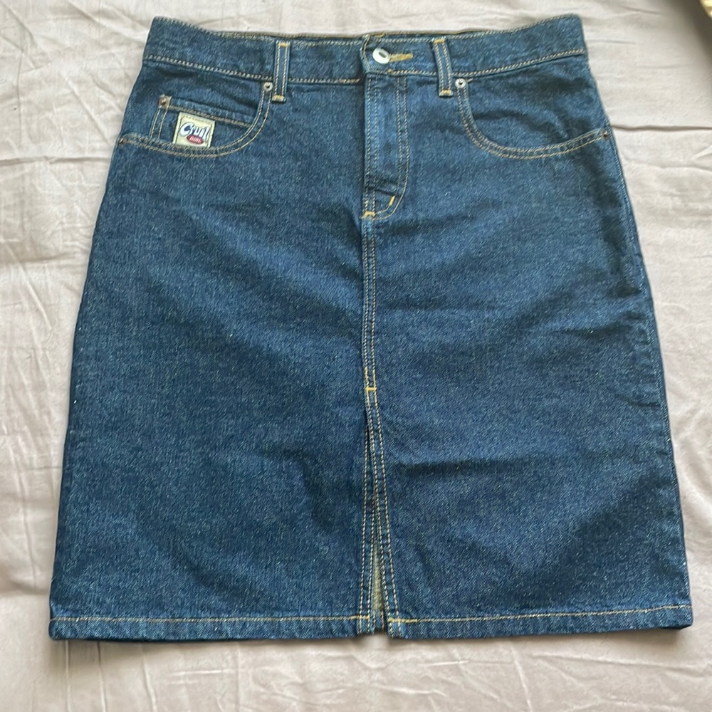 Dark Blue Jean Skirt